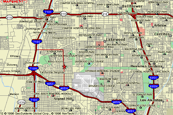 Freeway Map to BKCC