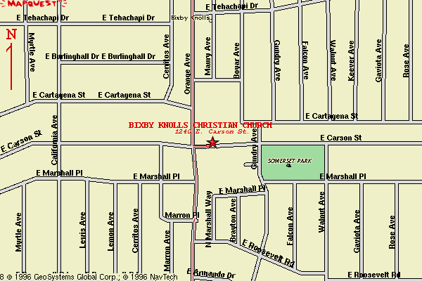 Street Map to BKCC