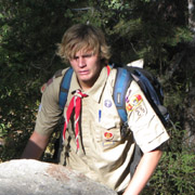 Sean at his Eagle Project